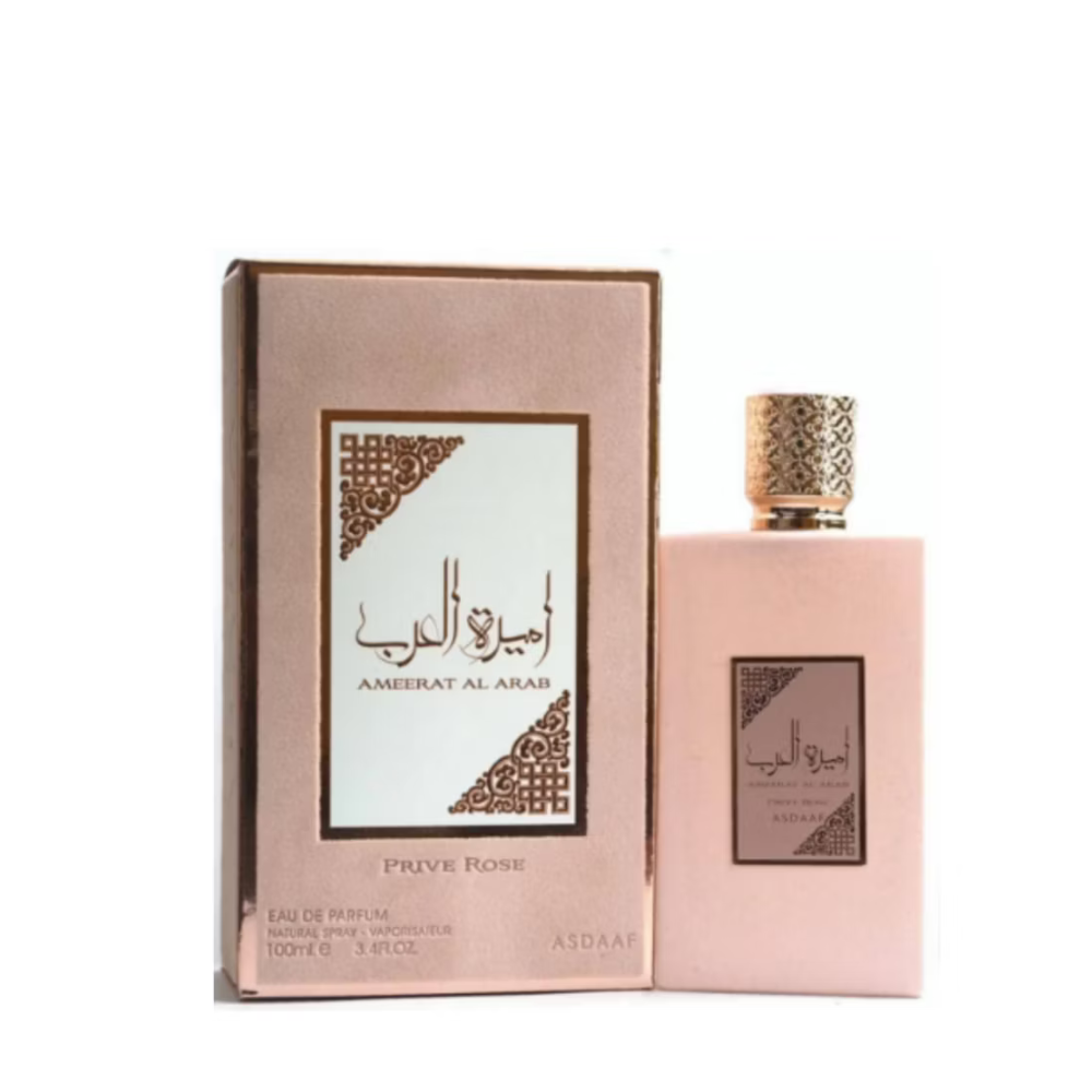 PERFUME ASDAAF AMEERAT AL ARAB PRIVE ROSE MUJER EDP 100 ML - 1