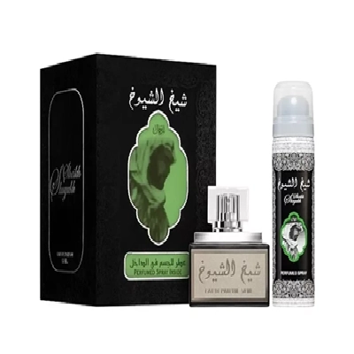 PERFUME LATTAFA SHEIKH AL SHUYUKH UNISEX EDP 50 ML / DESODORANTE 50 ML ESTUCHE - 1