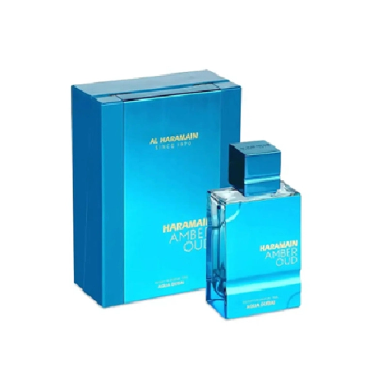 PERFUME AL HARAMAIN AMBER OUD AQUA DUBAI HOMBRE EXTRAIT DE PARFUM 75 ML - 1