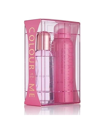 PERFUME COLOUR ME PINK MUJER EDP 100 ML / BODY SPRAY 150 ML ESTUCHE - 1
