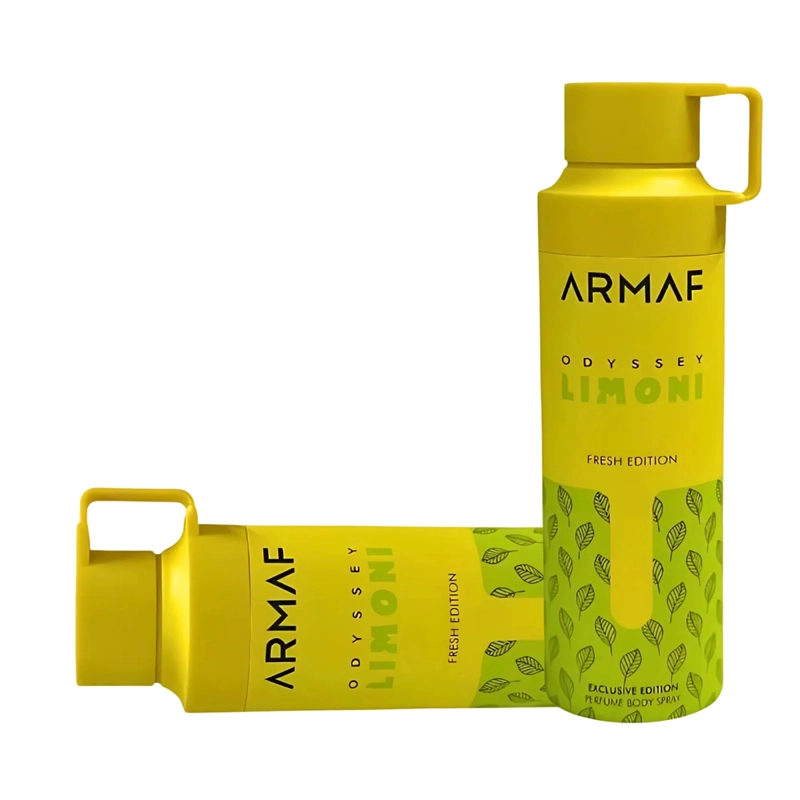 BODY SPRAY ARMAF ODYSSEY LIMONI FRESH EDITION PERFUME UNISEX BODY SPRAY 200 ML - 2