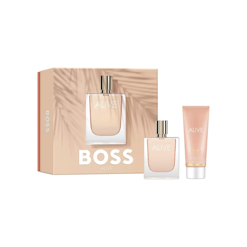 PERFUME BOSS ALIVE WOMAN MUJER EDP 50 ML / BODY LOTION 75 ML ESTUCHE - 1