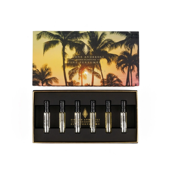 PERFUME SIMONE ANDREOLI KIT TROPICAL ESCAPES UNISEX EDP INTENSE 6 X 1,7 ML ESTUCHE - 1