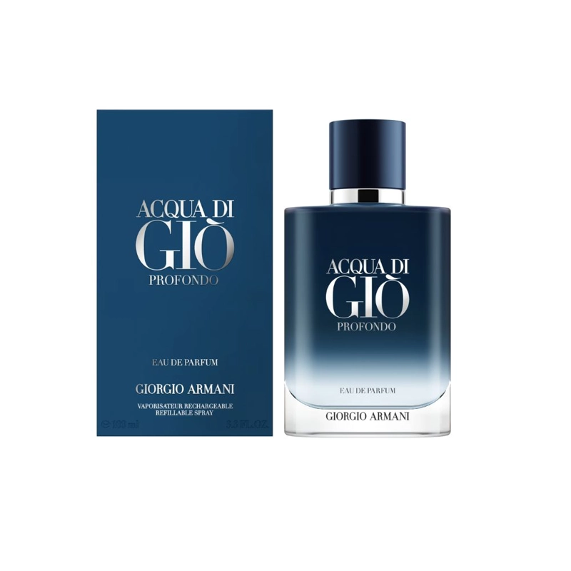 PERFUME ACQUA DI GIO PROFONDO RECARGABLE HOMBRE EDP 100 ML - 1