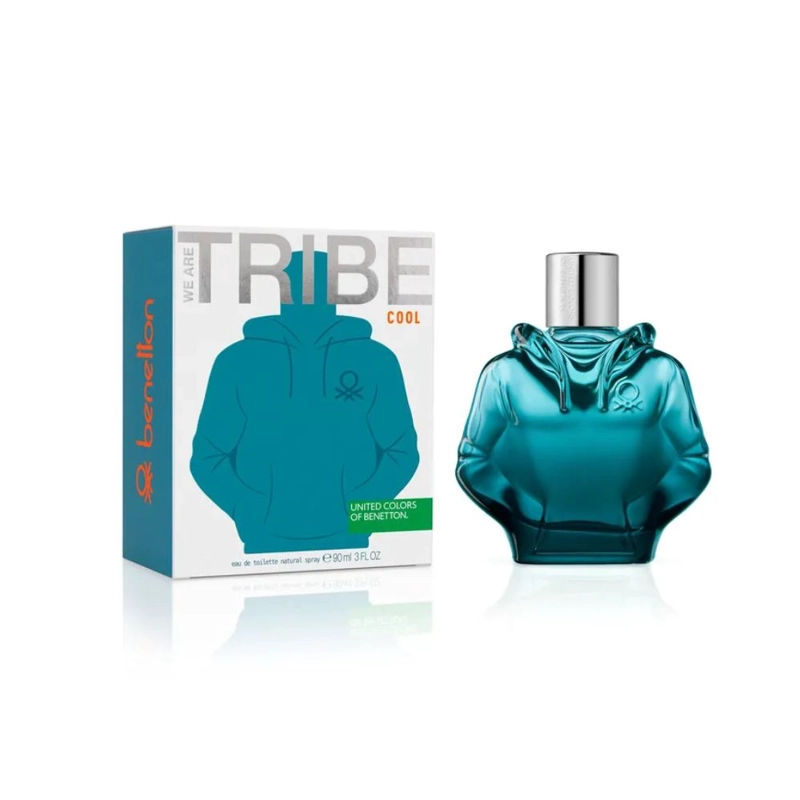 PERFUME BENETTON UNITED COLORS WE ARE TRIBE COOL HOMBRE EDT 90 ML - 1