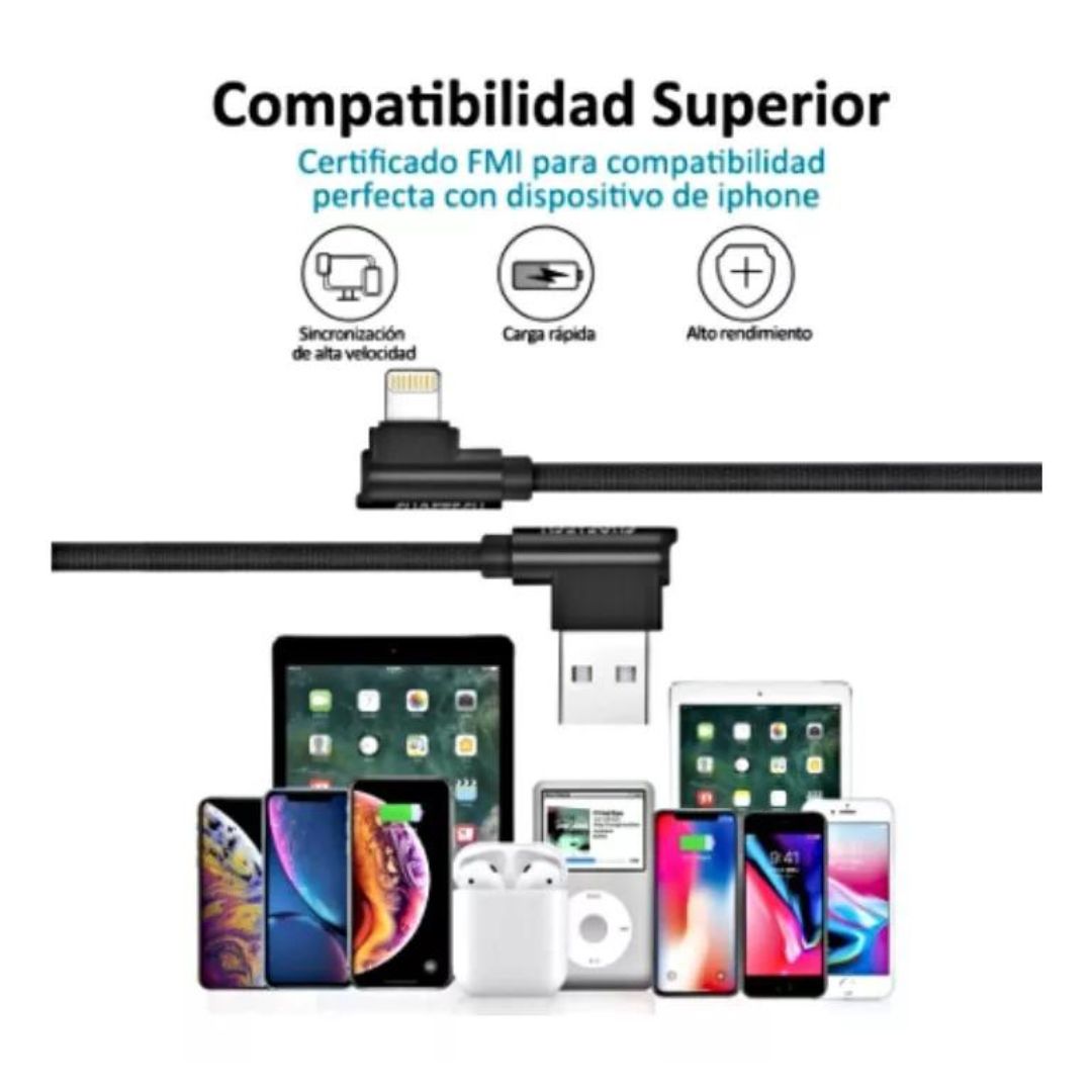 Cable Usb A Lightning De Carga Rapida iPhone - 4