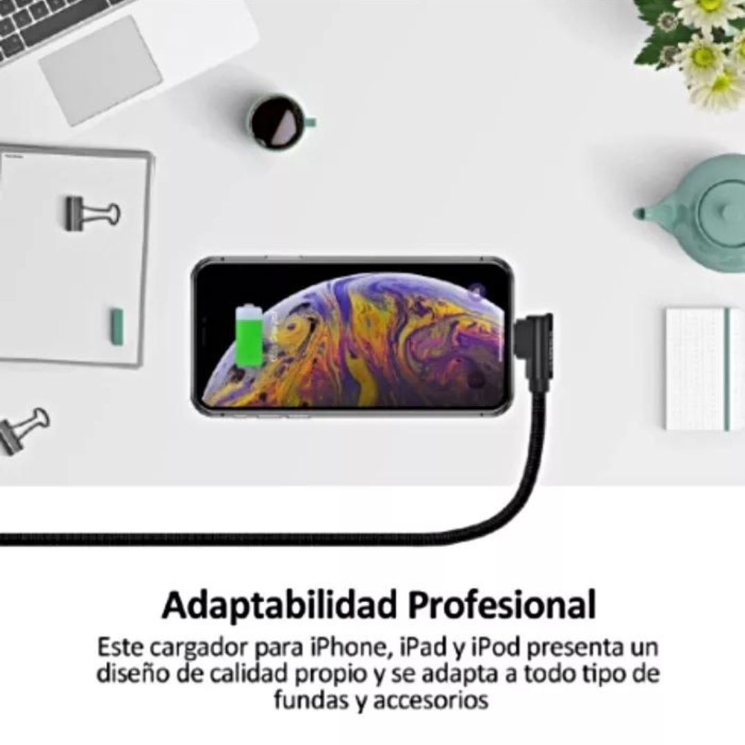 Cable Usb A Lightning De Carga Rapida iPhone - 5