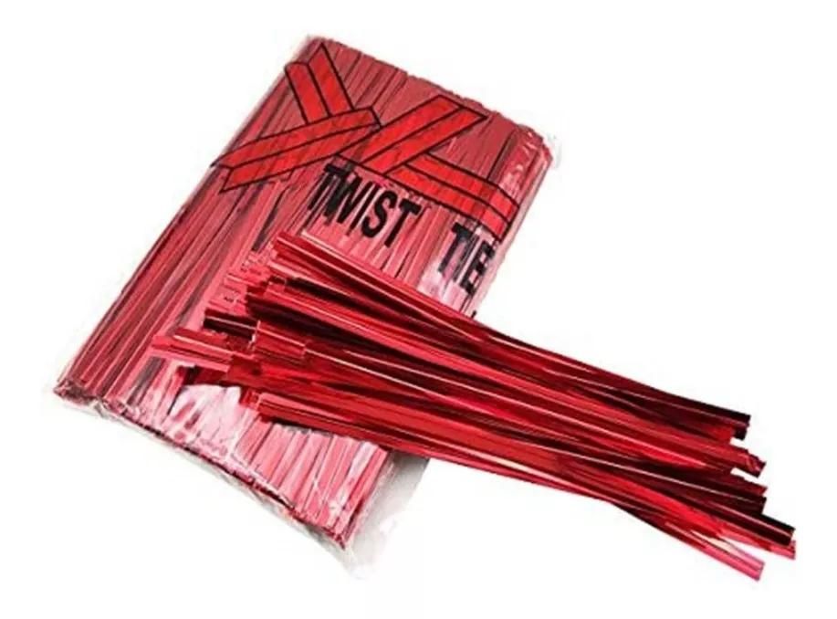 BOLSAS POLIPROPILENO CELOFÁN 10X25 + AMARRE ROJO (400 UN) - 2