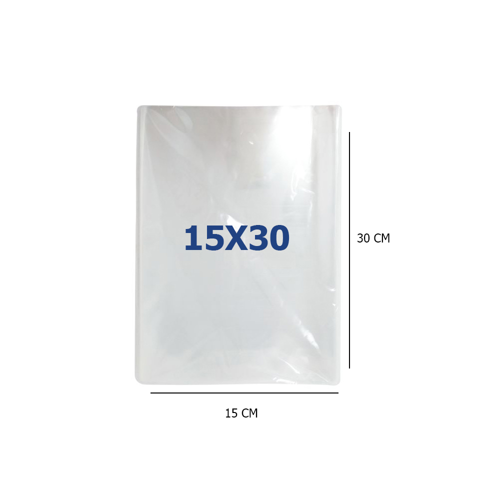 BOLSAS POLIPROPILENO CELOFÁN TRANSPARENTE 15X30 (400 UNIDADES) - 2