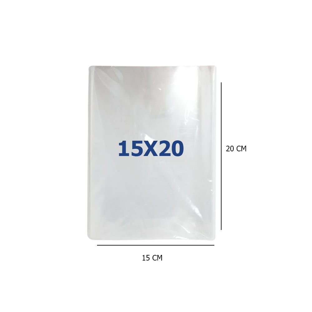 BOLSAS POLIPROPILENO CELOFÁN TRANSPARENTE 15X20 (400 UNIDADES) - 2