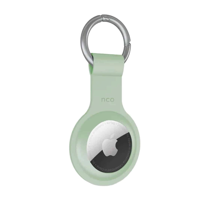 LLAVERO DE SILICONA PARA AIRTAGS VERDE - 1