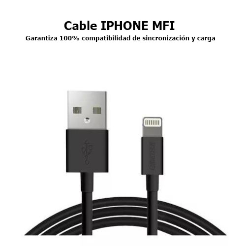 CABLE USB A LIGHTNING 1.2 MTS - 2