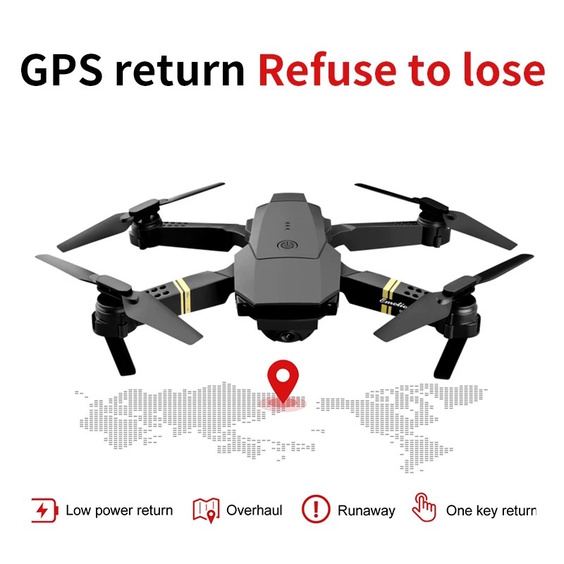 DRON DOBLE CÁMARA 4K WIFI CONTROL REMOTO PLEGABLE RECARGA VIA USB - 4