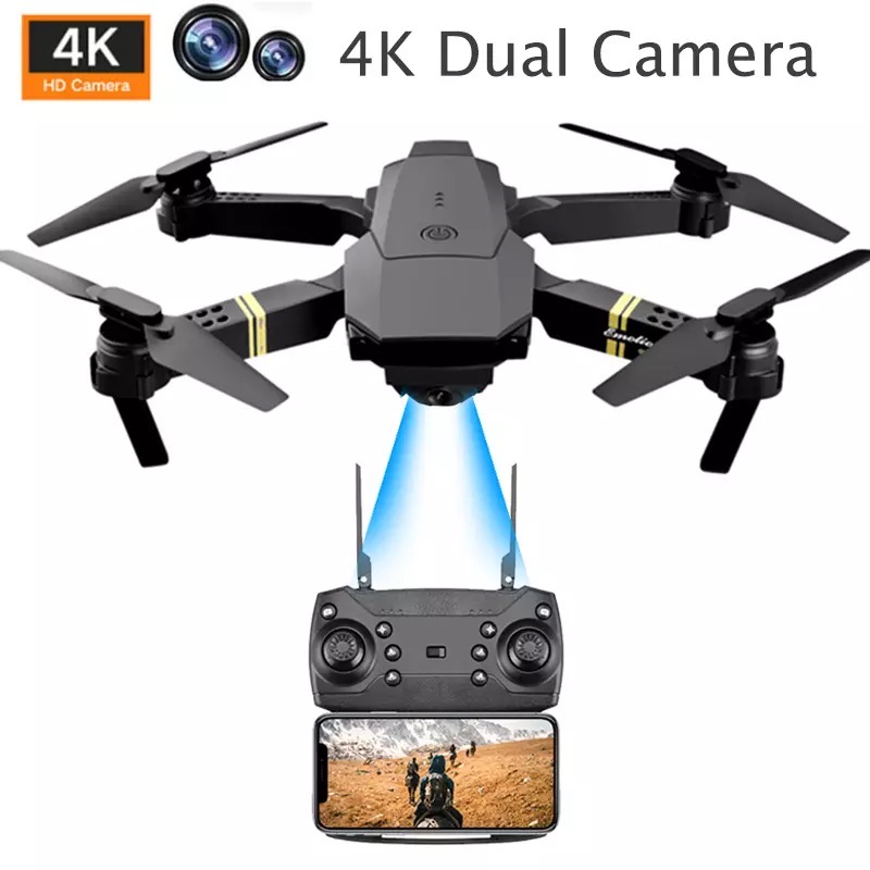 DRON DOBLE CÁMARA 4K WIFI CONTROL REMOTO PLEGABLE RECARGA VIA USB - 5