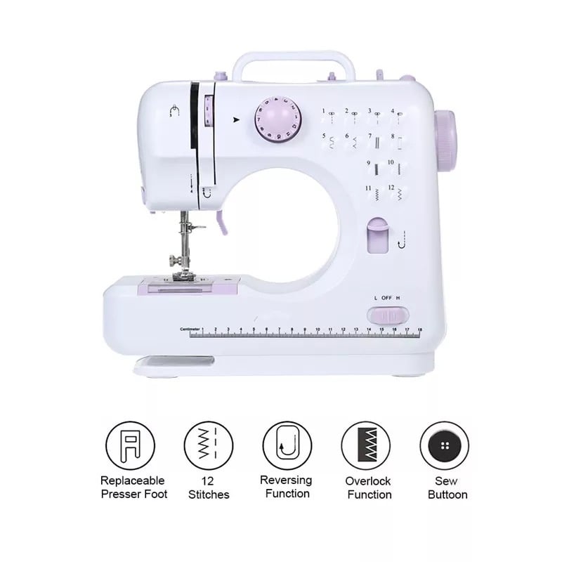 MAQUINA DE COSER MULTIFUNCIONAL PORTATIL - 2
