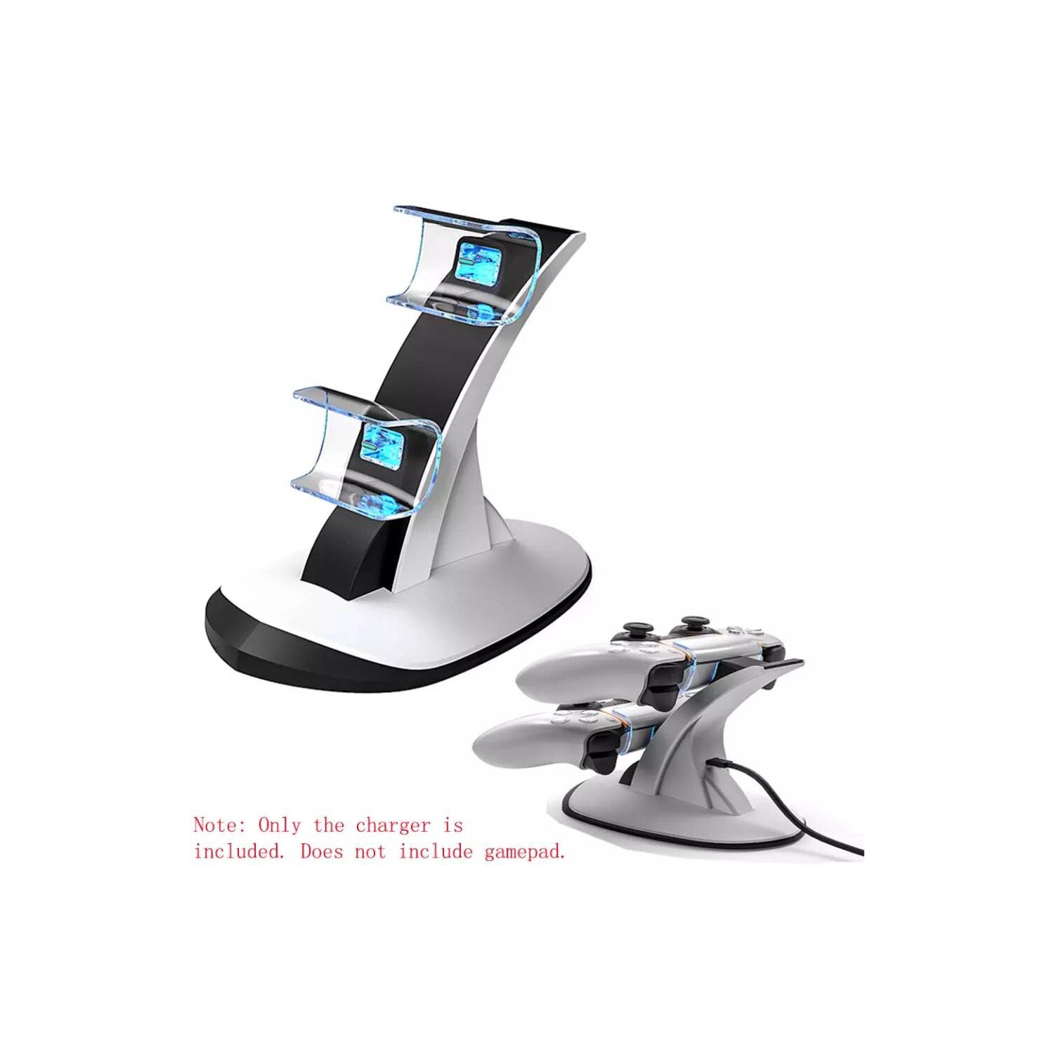 STAND DE CARGA PARA CONTROLES DE PS5 CON LUZ LED INDICADORA CARGA COMPLETA - 3