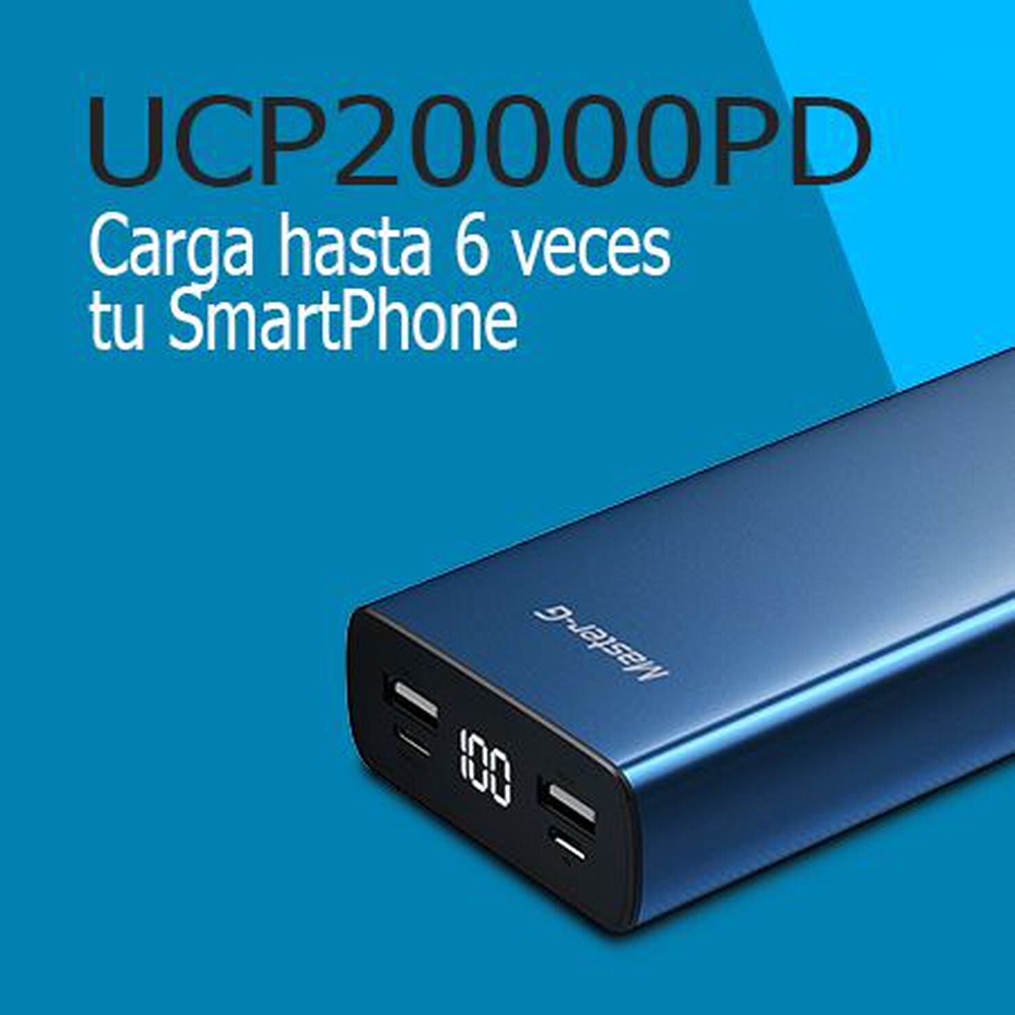 BATERÍA EXTERNA POWER BANK CARGA RÁPIDA 20000 MAH - 3