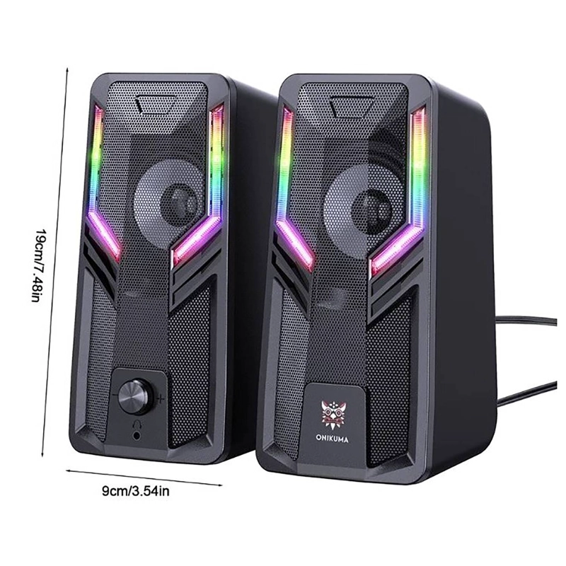PARLANTES GAMER RGB ONIKUMA G6 - 2