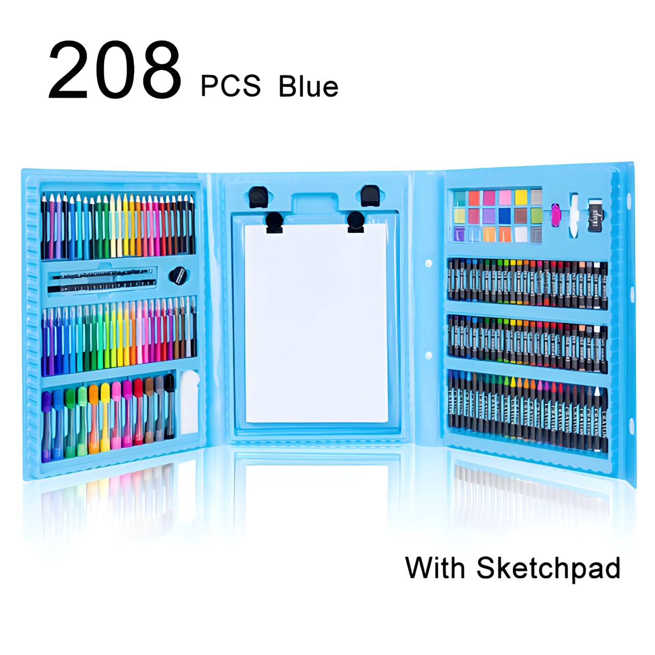 SET DE ARTE 208 PIEZAS BLUE - 6
