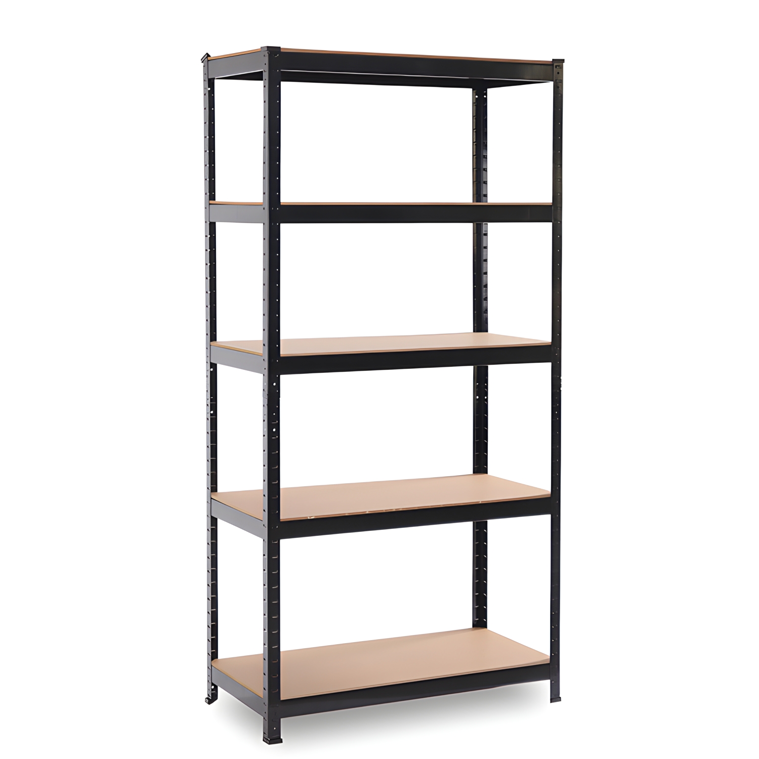 ESTANTE METÁLICO NEGRO 180X90X40 CAPACIDAD 500 KG X 5 REPISAS - 3