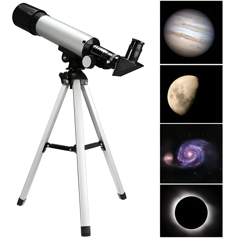 TELESCOPIO ASTRONOMICO MONOCULAR 90X ZOOM CON TRIPODE - 2