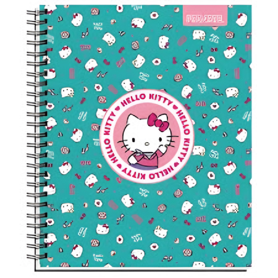 PACK X 10 CUADERNOS UNIVERSITARIOS PROARTE 100 HOJAS CUADRICULADOS HELLO KITTY - 8