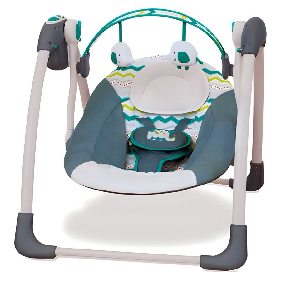 SILLA MECEDORA PARA BEBÉS RECLINABLE AJUSTABLE CON MÚSICA - 1