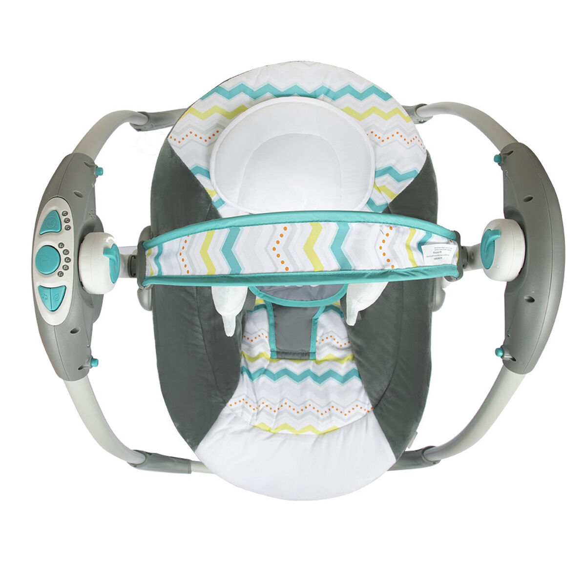 SILLA MECEDORA PARA BEBÉS RECLINABLE AJUSTABLE CON MÚSICA - 3