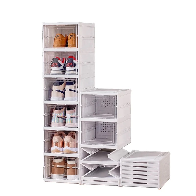ZAPATERO ORGANIZADOR CALZADO PLEGABLE 6 CAJONES ACRÍLICO - 1