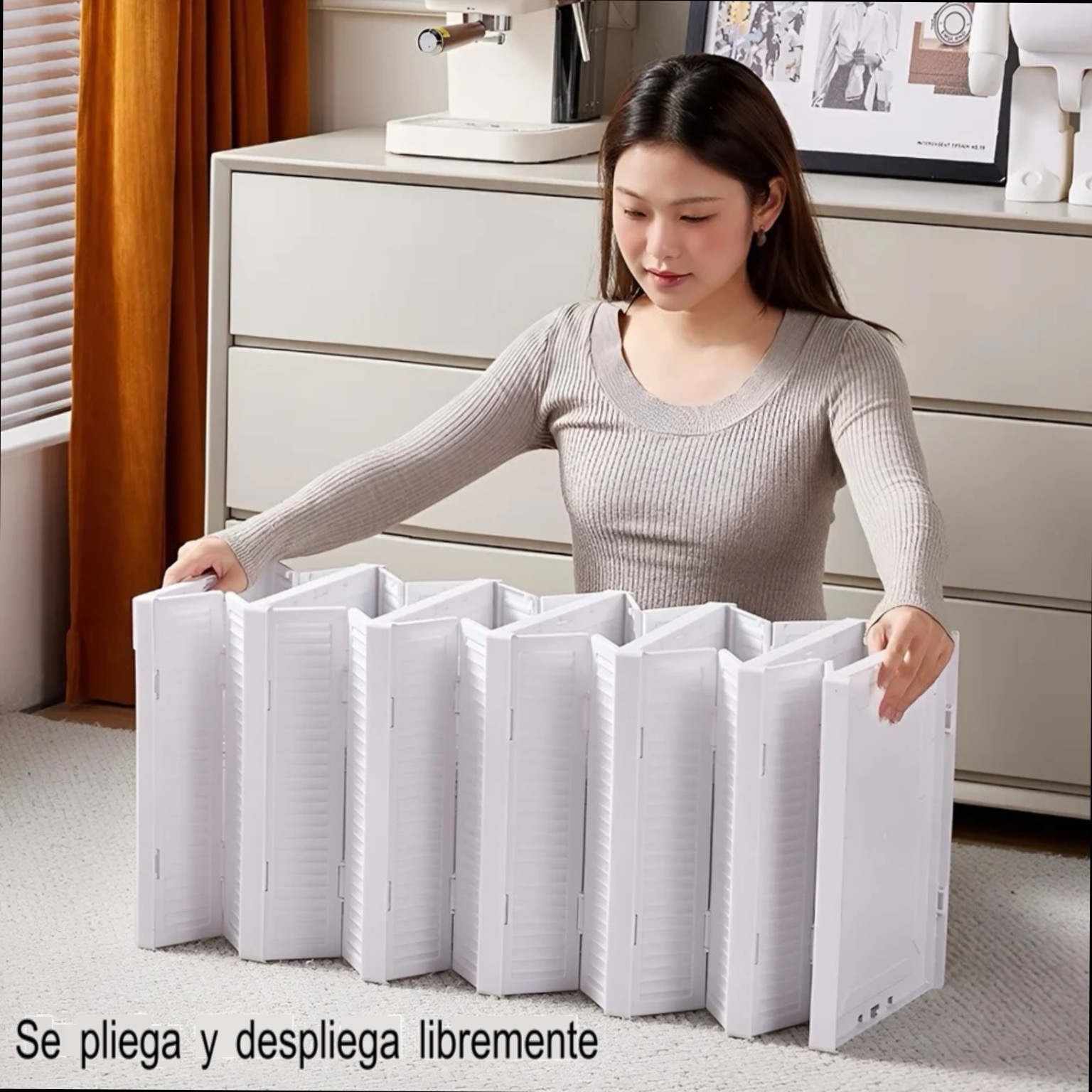 ZAPATERO ORGANIZADOR CALZADO PLEGABLE 6 CAJONES ACRÍLICO - 8