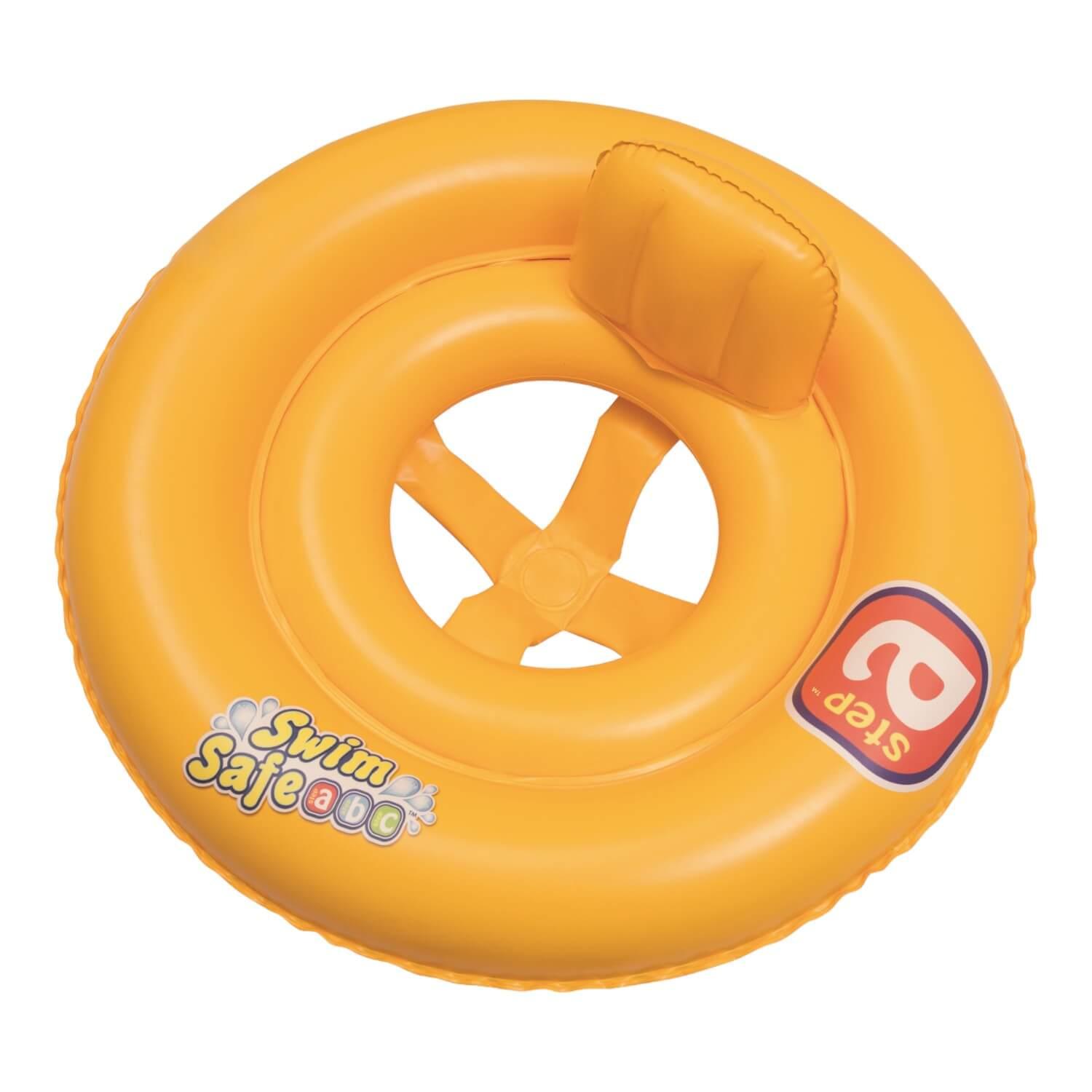 FLOTADOR BESTWAY 32027 SILLA BEBÉ 2 ANILLOS SWIMSAFE 69 CM 1-2 AÑOS - 1