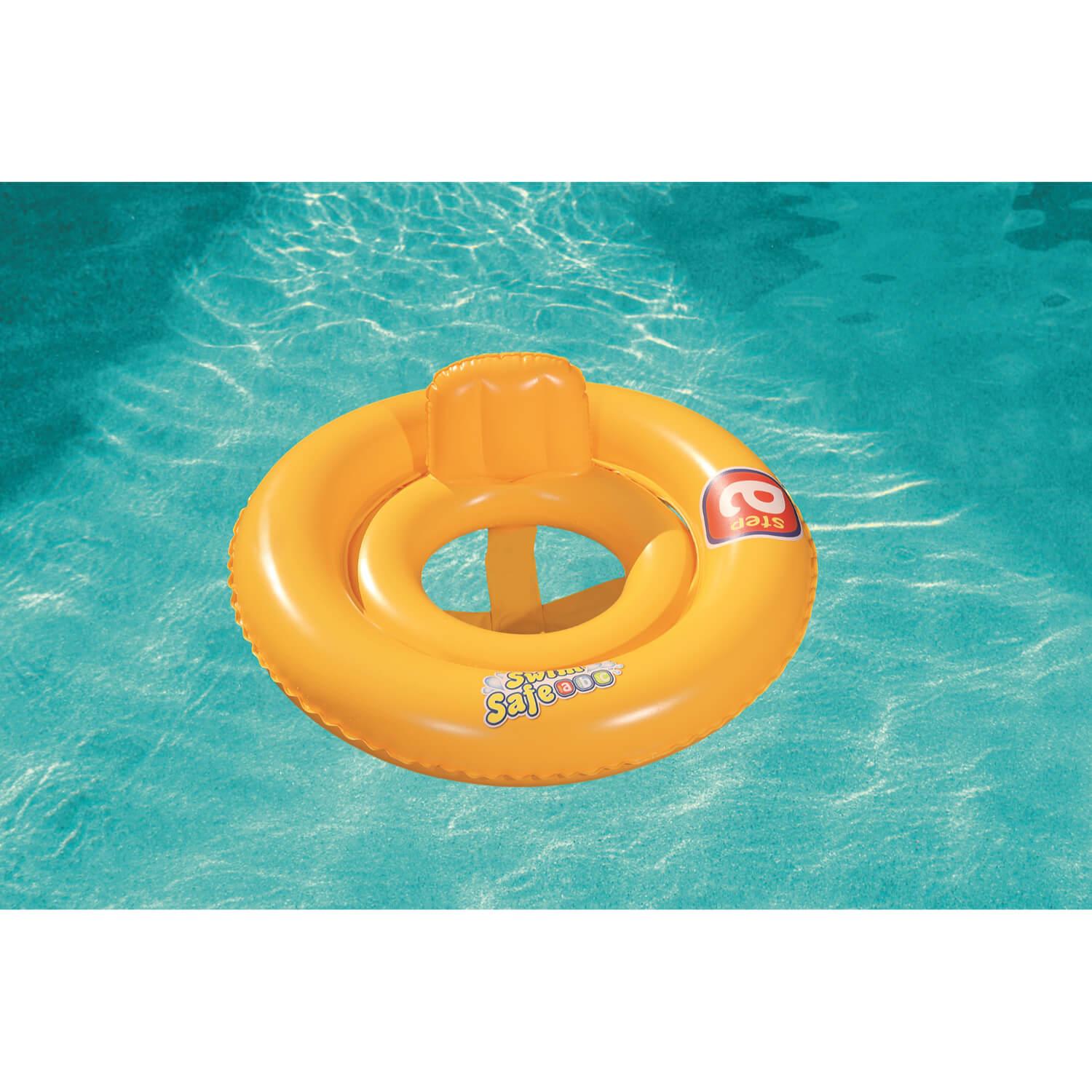 FLOTADOR BESTWAY 32027 SILLA BEBÉ 2 ANILLOS SWIMSAFE 69 CM 1-2 AÑOS - 2