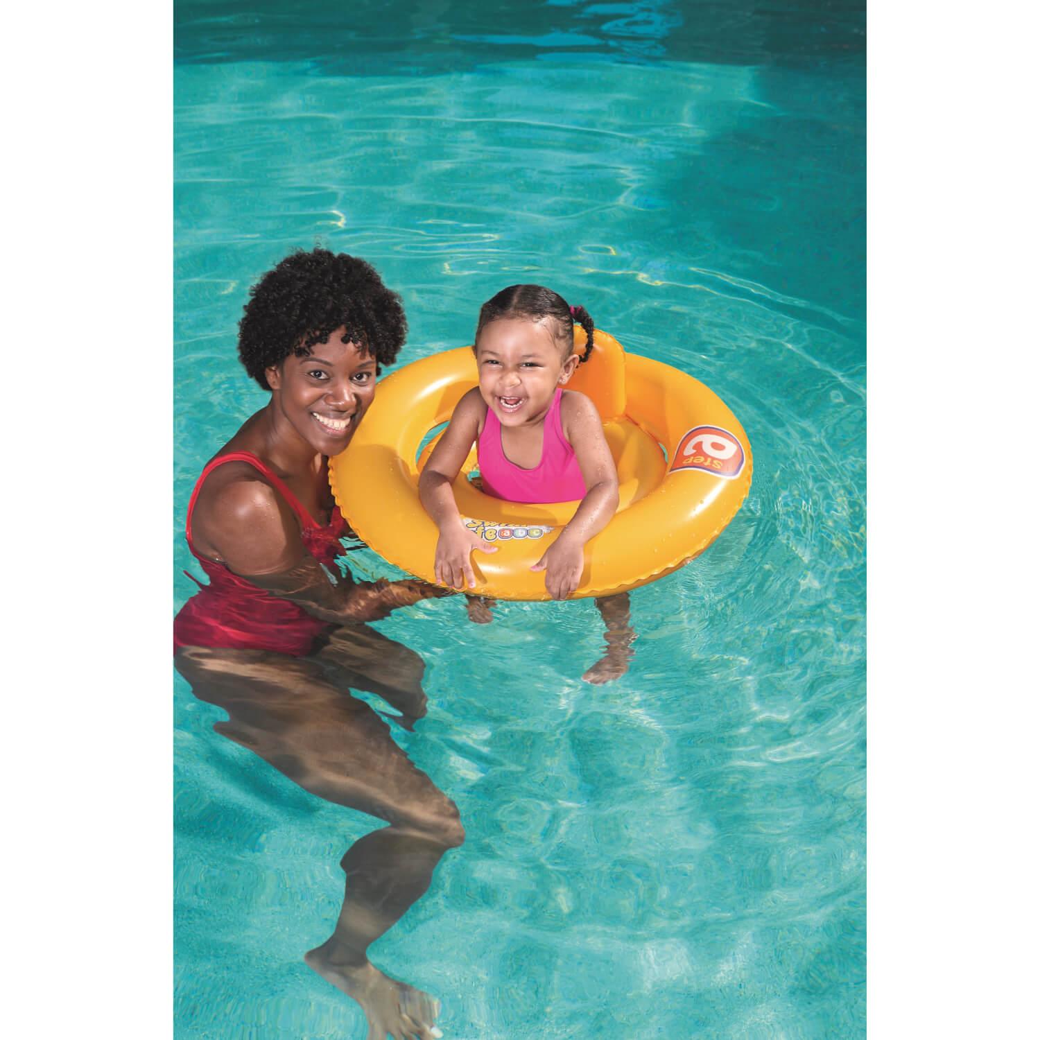 FLOTADOR BESTWAY 32027 SILLA BEBÉ 2 ANILLOS SWIMSAFE 69 CM 1-2 AÑOS - 5