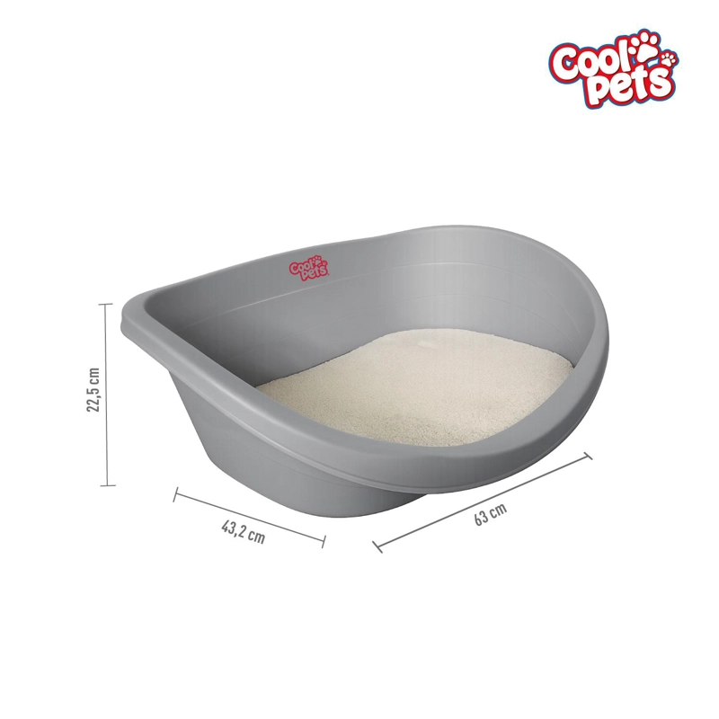 CAMA PERROS GATOS CP013 COOL PETS PLASTICA M CON COJIN 62X43X23 CM - 7