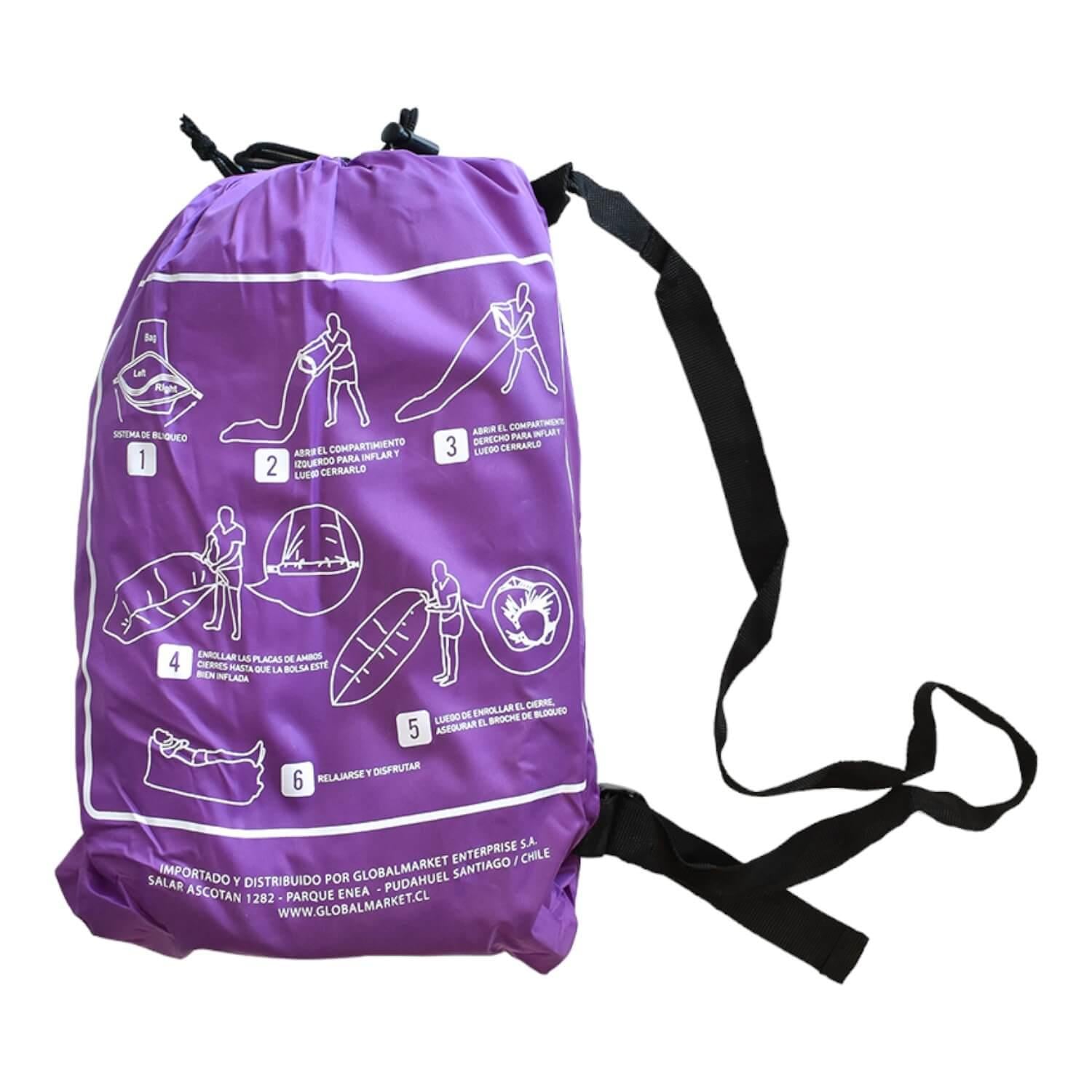 COMFORT BAG 31 CM MORADO GAMEPOWER - 3