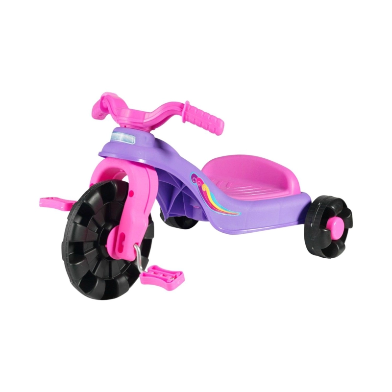 TRICICLO AMERICAN PLASTIC AP30060 A PEDALES ROSADO 62X42X36 CM - 1