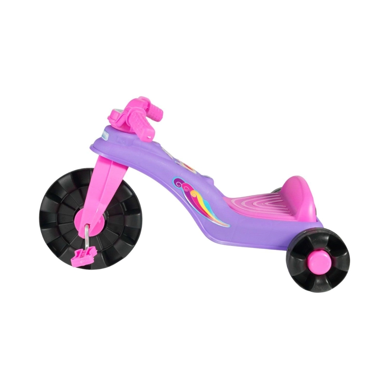 TRICICLO AMERICAN PLASTIC AP30060 A PEDALES ROSADO 62X42X36 CM - 2