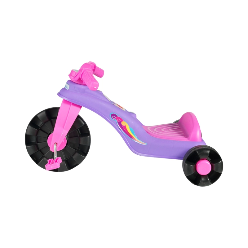TRICICLO AMERICAN PLASTIC AP30060 A PEDALES ROSADO 62X42X36 CM - 4