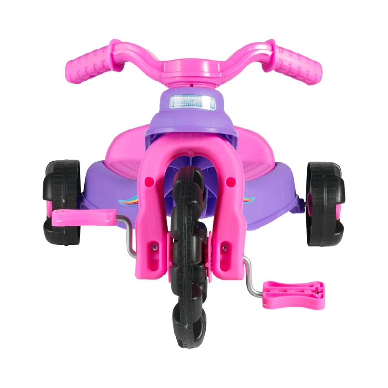 TRICICLO AMERICAN PLASTIC AP30060 A PEDALES ROSADO 62X42X36 CM - 5