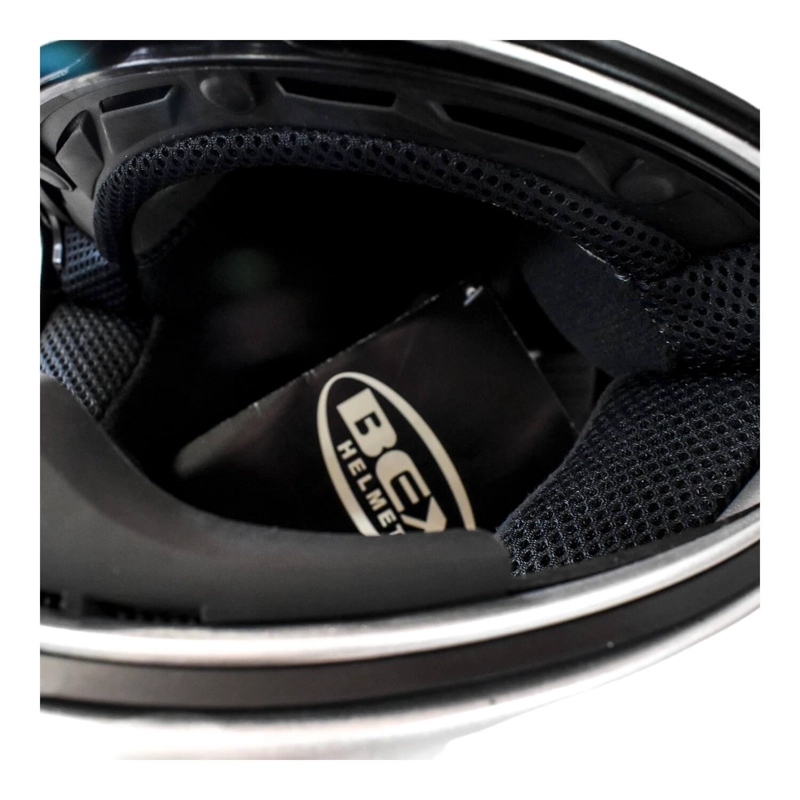 CASCO FULL FACE BX210 TALLA M SILVER BEX CERTIFICADO DOT - 3