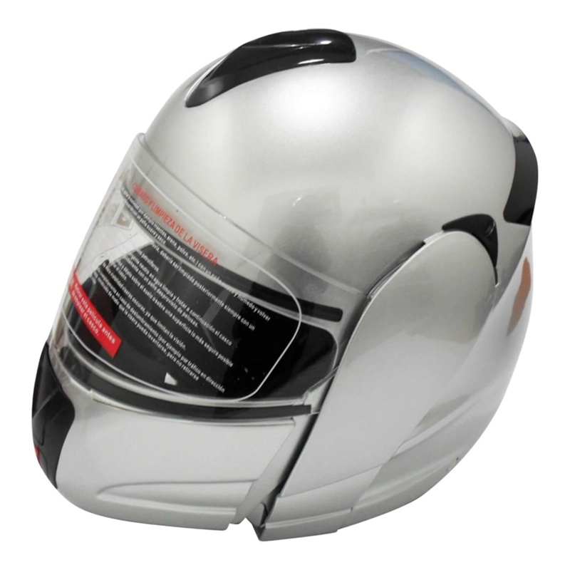 CASCO FULL FACE BX210 TALLA M SILVER BEX CERTIFICADO DOT - 7