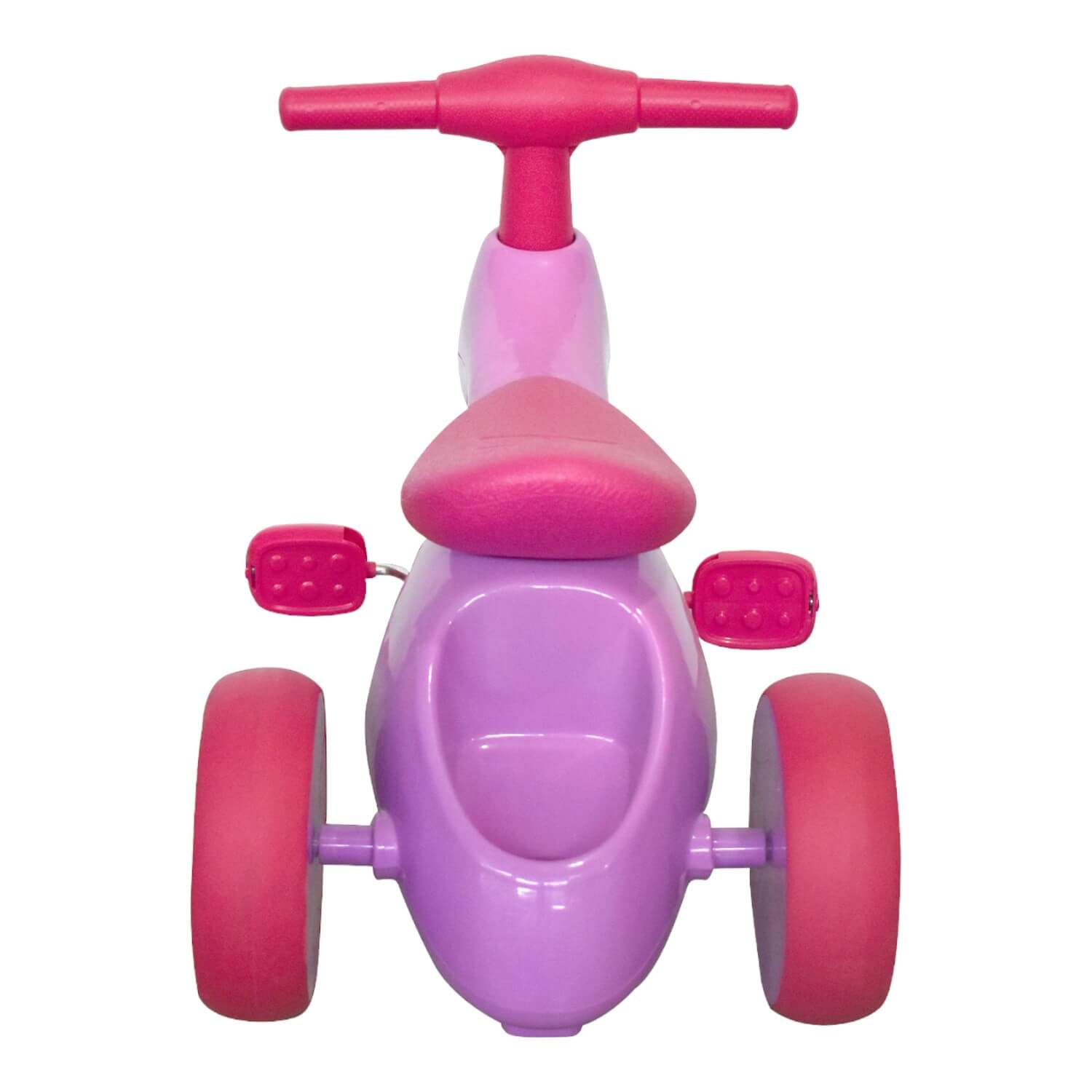TRICICLO CORREPASILLO BEX APRENDIZAJE CON PEDALES ROSADO - 4