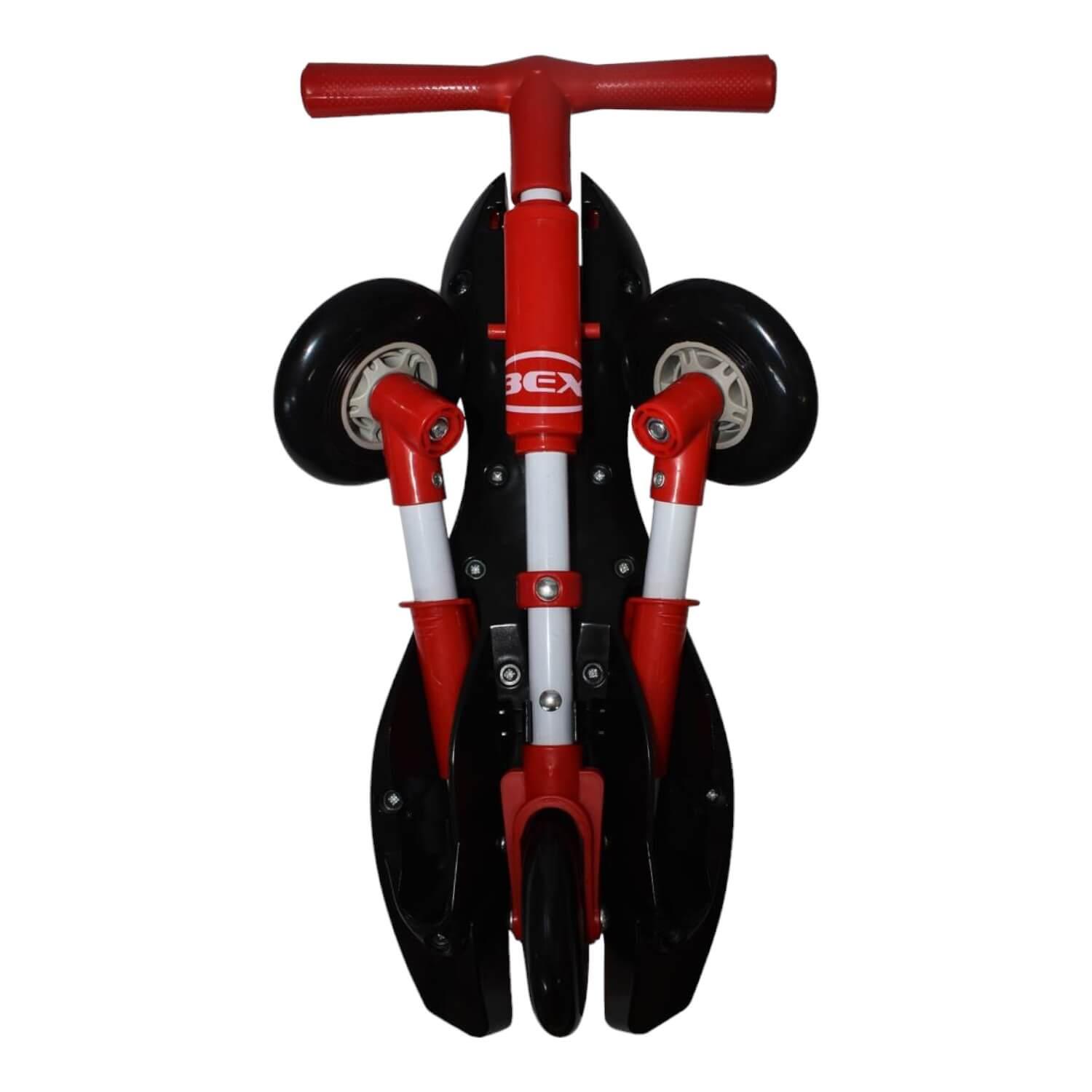TRICICLO BEX ROD021 APRENDIZAJE PLEGABLE SIN PEDALES ROJO - 2