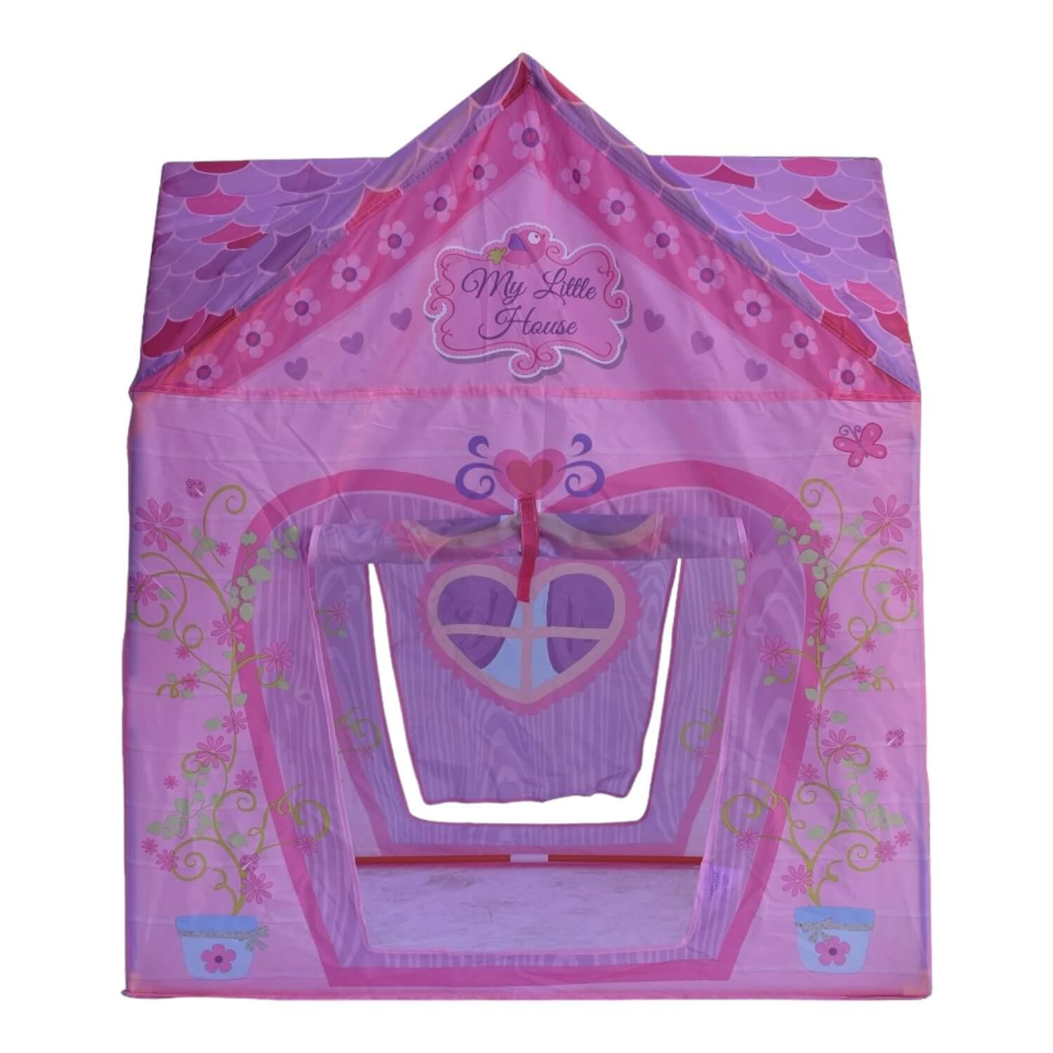TIENDA CARPA ROSA PARA NIÑOS PLEGABLE 95X72X102CM GAMEPOWER - 1