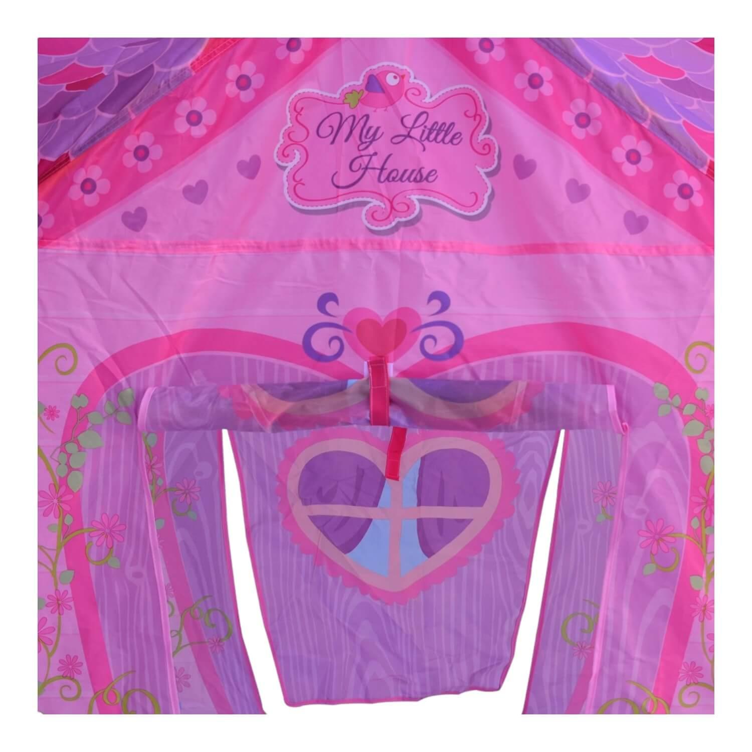 TIENDA CARPA ROSA PARA NIÑOS PLEGABLE 95X72X102CM GAMEPOWER - 3