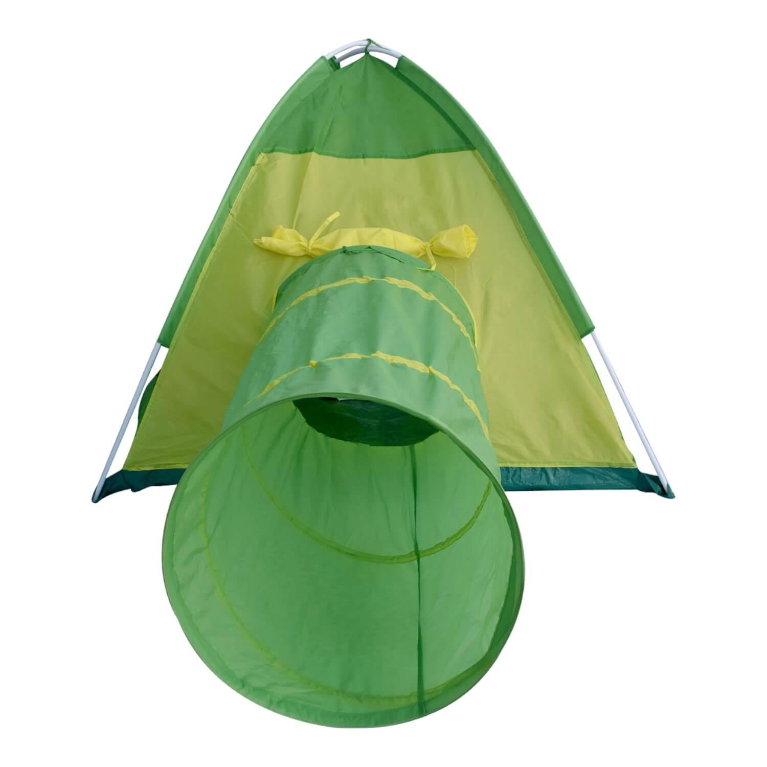 TIENDA CARPA TUNEL DINOSAURIO VERDE 170X112X94CM GAMEPOWER - 4