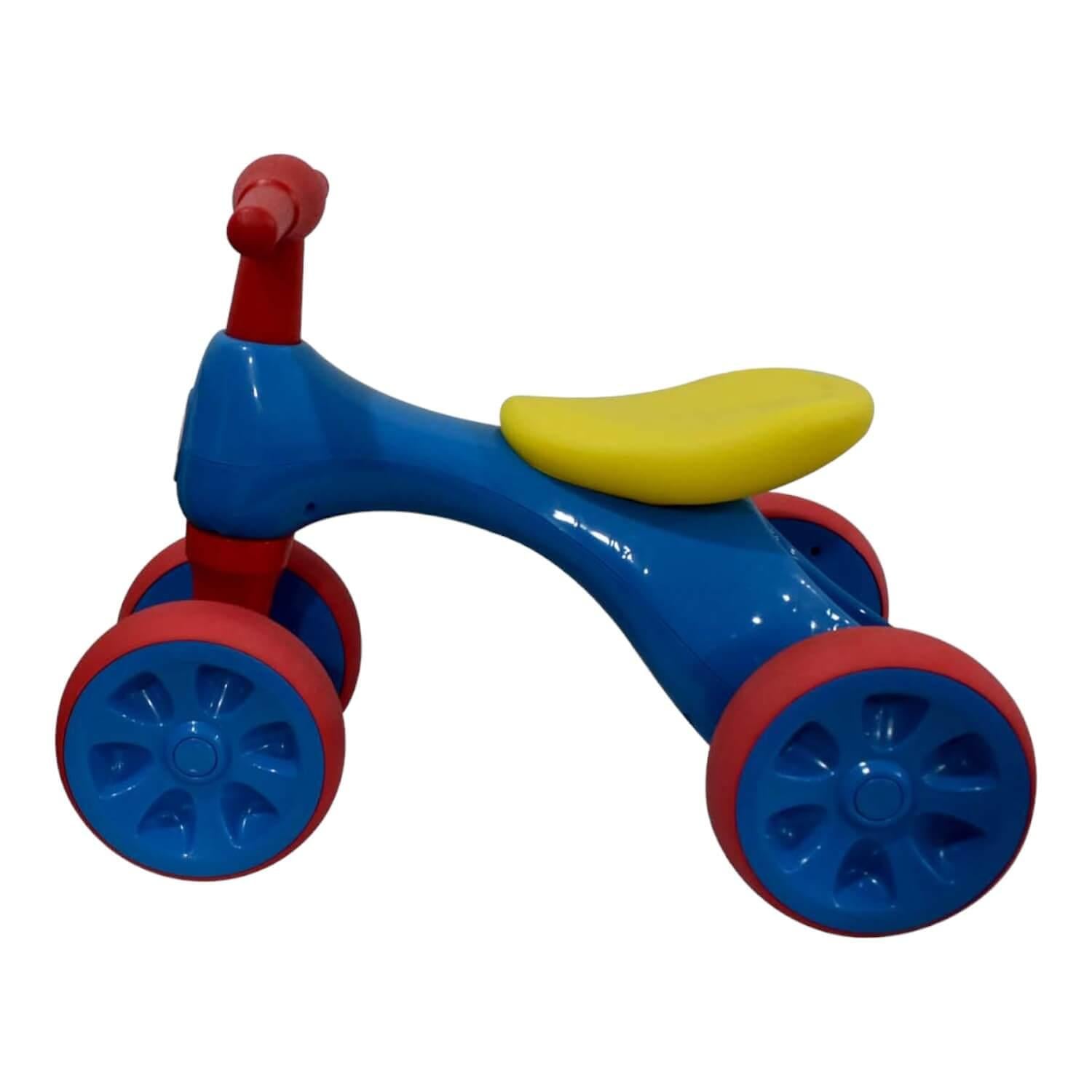 TRICICLO CORREPASILLO BEX ROD018 AZUL APRENDIZAJE 4 RUEDAS - 2