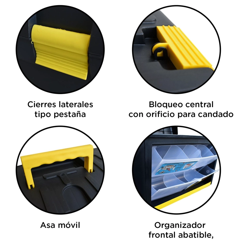 CAJA DE HERRAMIENTAS DE 16' 25X40X21 CMS SAN BERNARDO - 6