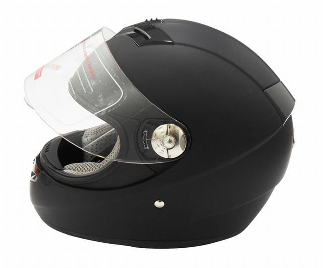 CASCO COMPLETO INTEGRAL CON VENTILACION TALLA L COLOR FLAT BLACK - 2