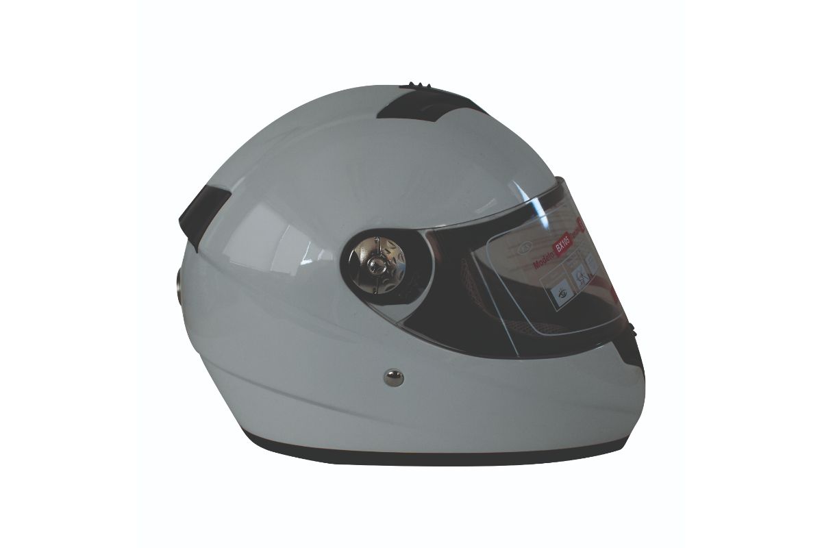 CASCO COMPLETO INTEGRAL CON VENTILACION TALLA L COLOR BLANCO - 3